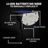 Outdoor Solar Wall Lights, 100 LED Solar Lights | 2 Pcs | WBM SMART